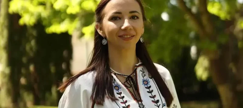 Марія Сех під час гостьової лекції у КІБіТ про соціальну послугу «Догляд вдома»