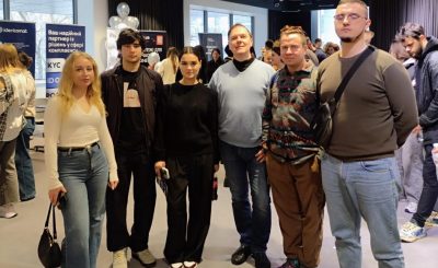 Студенти КІБІТ під час участі у ярмарку вакансій УАФІК в IQ Business Center