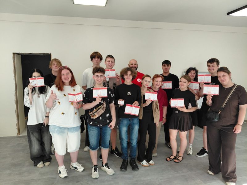 Студенти спеціальності «Соціальна робота» Фахового коледжу КІБіТ під час ознайомчої практики